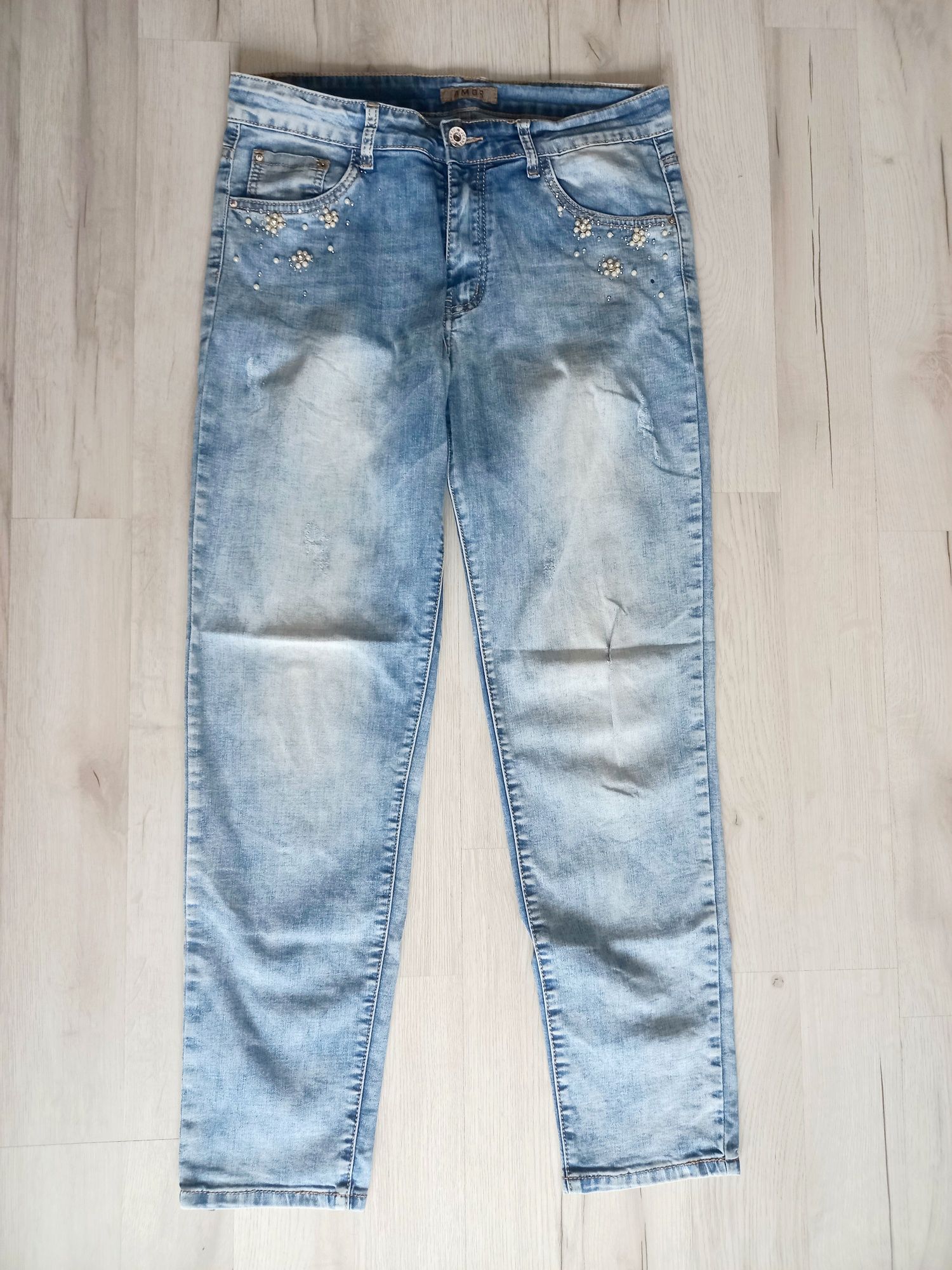 Spodnie jeansowe damskie r 42