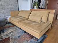 Ikea Söderhamn sofa 3 osobowa z podłokietnikiem, musztardowa