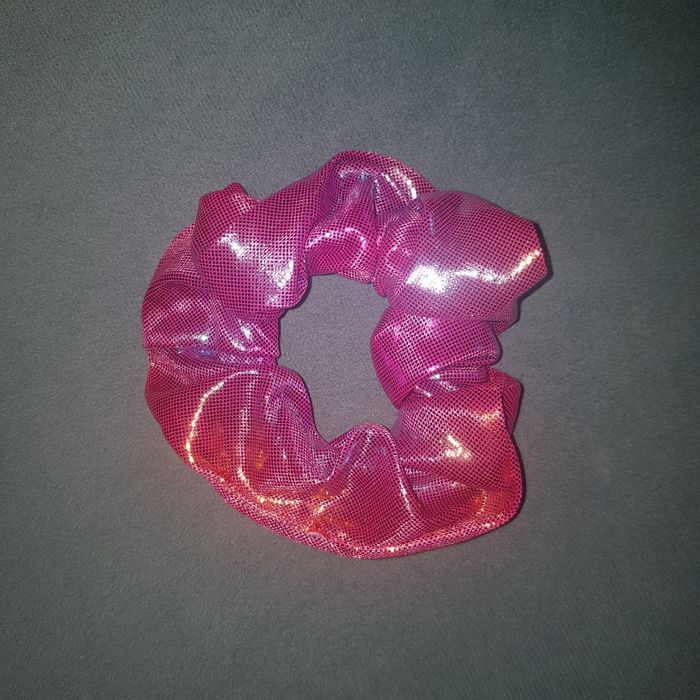 Gumki do włosów scrunchie neonowe