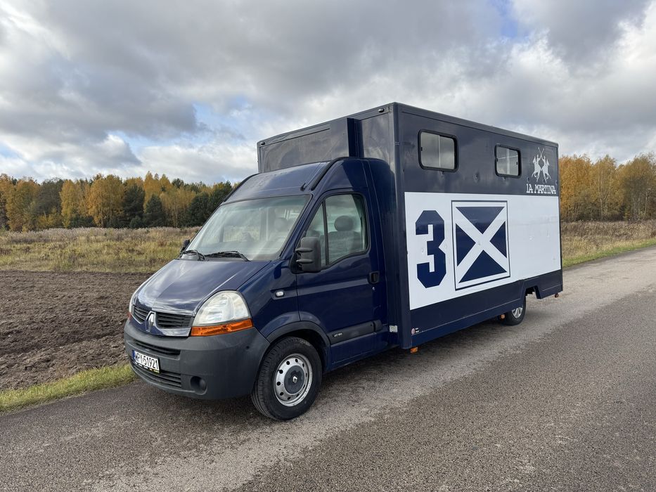 Renault Master 2.5 dCi 120KM Koniowóz do przewozu zwierząt Kontener