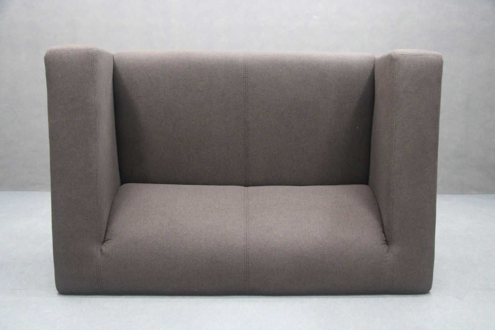 WYPOCZYNEK Komplet Brązowy materiał Sofa Fotel -45%! BGM24.pl B 5323