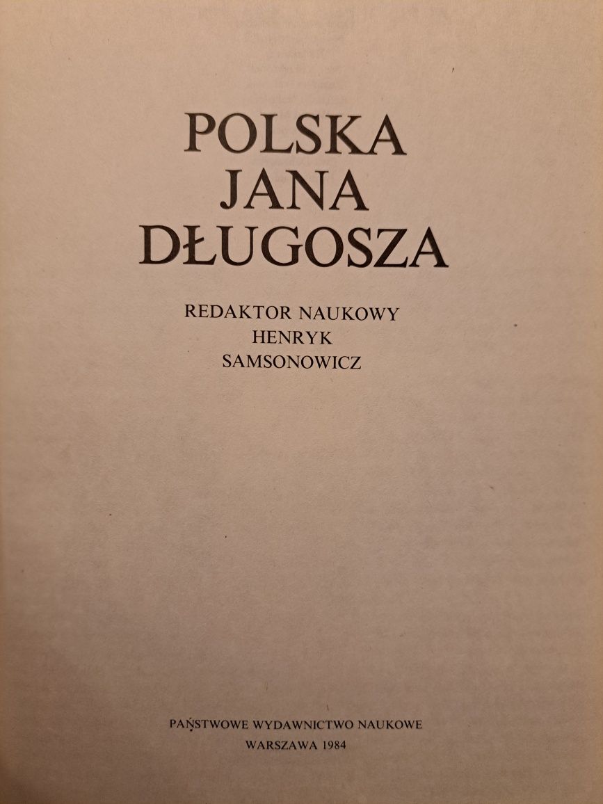 Polska Jana Długosza Samsonowicz