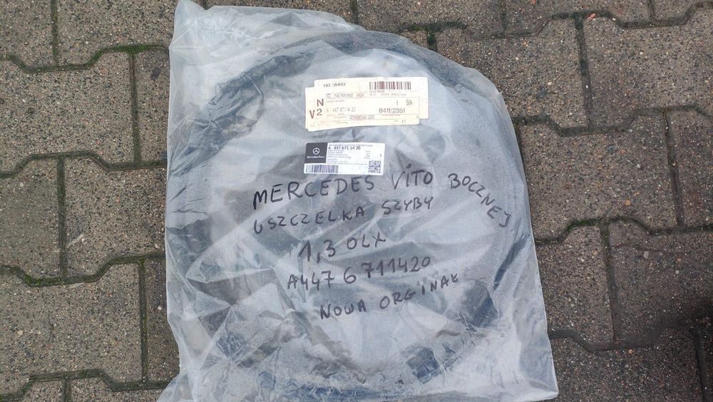 Uszczelka szyby bocznej Mercedes VITO