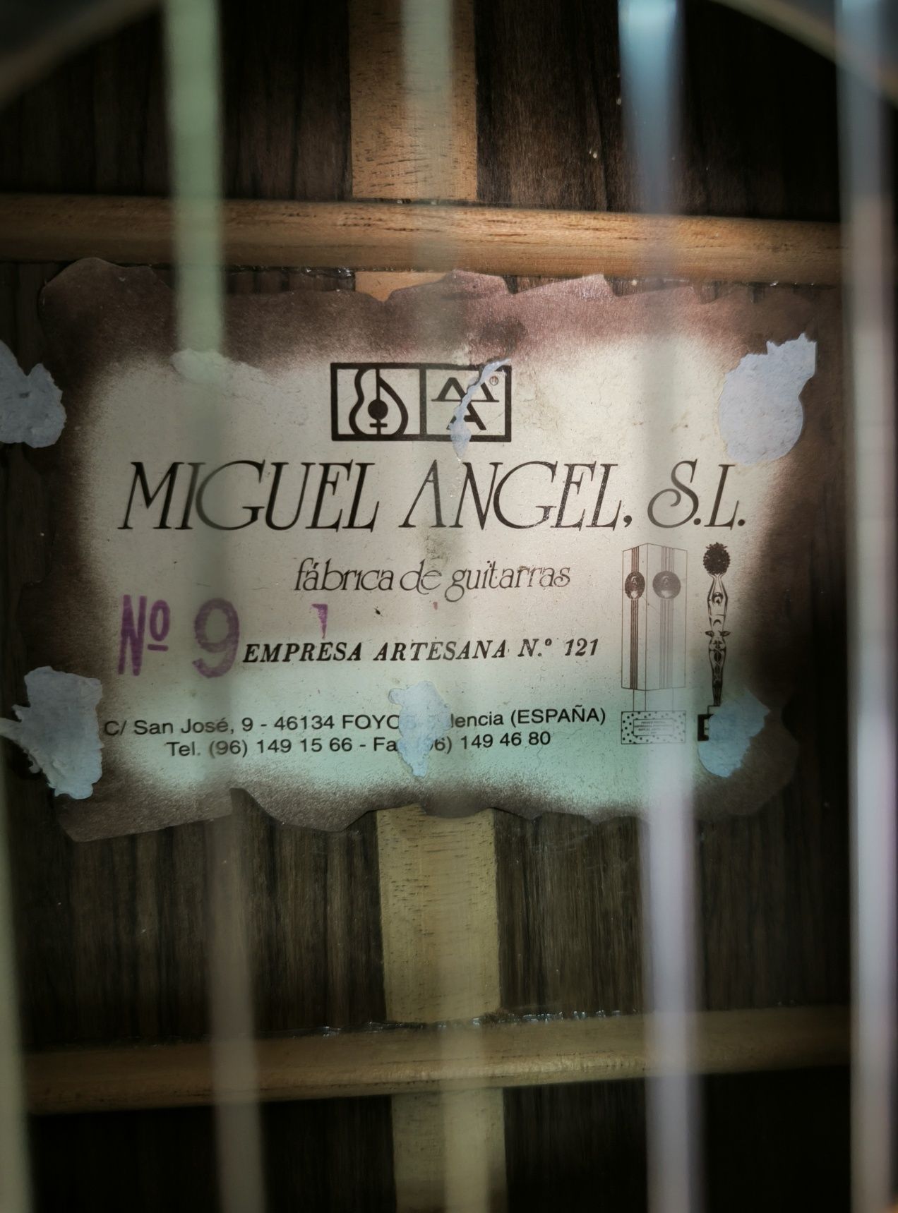 Guitarra Miguel Angel N9