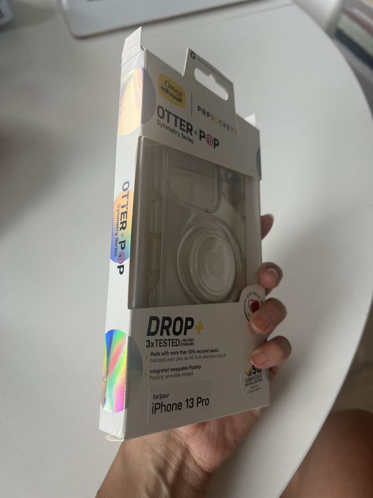 Otterbox Popsocket etui case iPhone 13 Pro przezroczysty