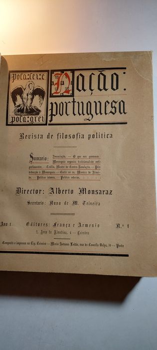 Nação Portuguesa, Revista | 11 Volumes - Coleção Completa (1914-_1938)