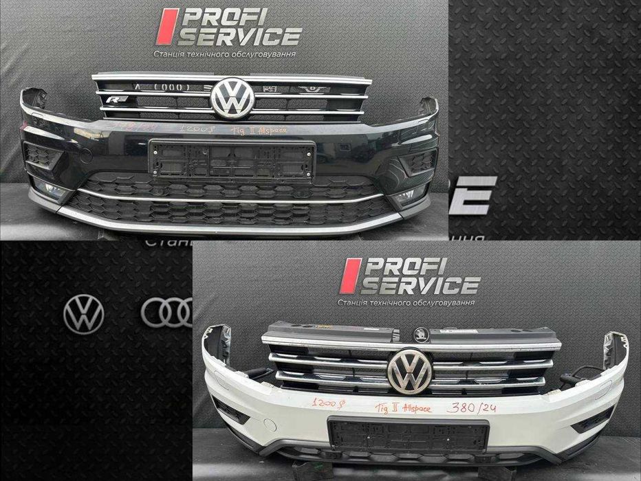 Бампер передній Tiguan 2 Allspace 2018-2021 LC9A LC9X