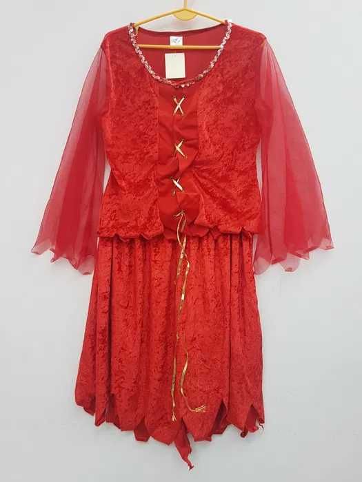 Sukienka przebranie diablica czarownica rozmiar 40 42. AF097