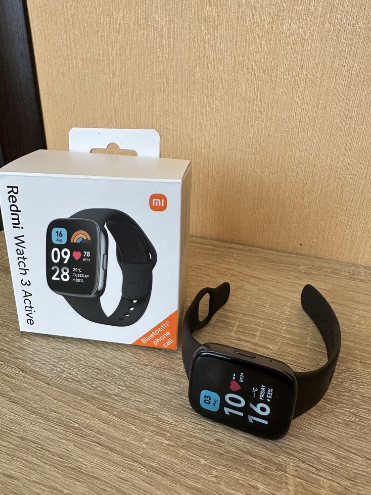 Смарт-годинник Redmi Watch 3 Active Black. Xiaomi