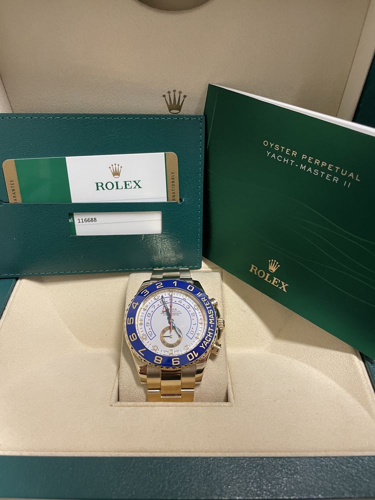 Rolex Yacht Master II Ouro C/ Novo