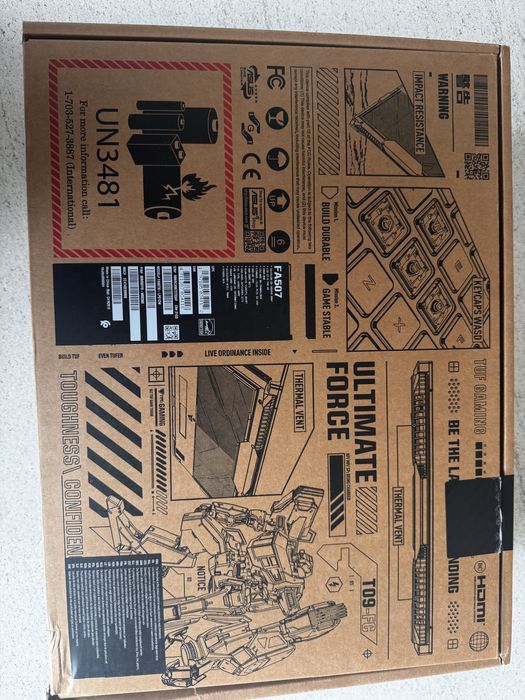 Asus TUF 15 gaming laptop