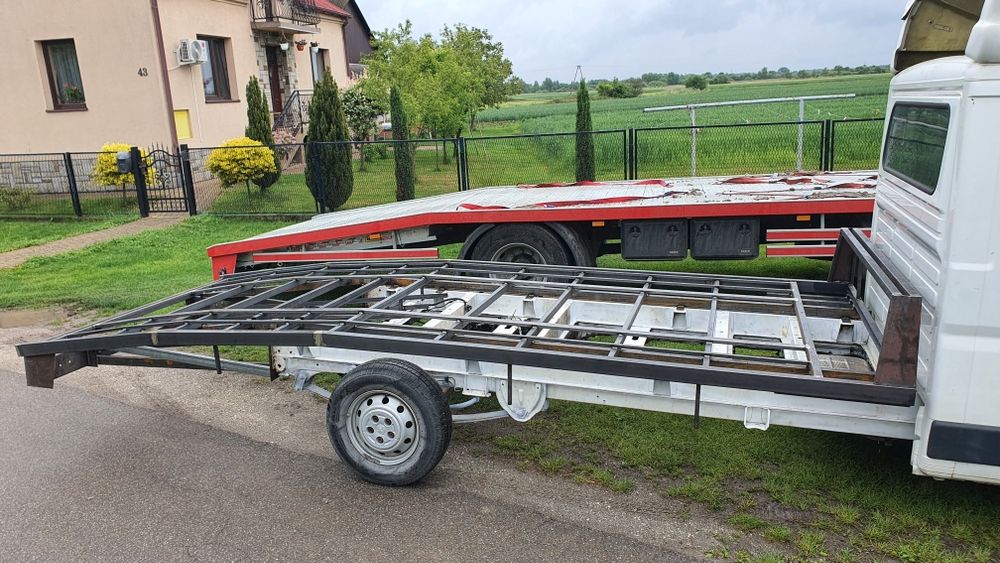 Najazd zabudowa laweta surowy Ducato Boxer Master MOTO-LUK