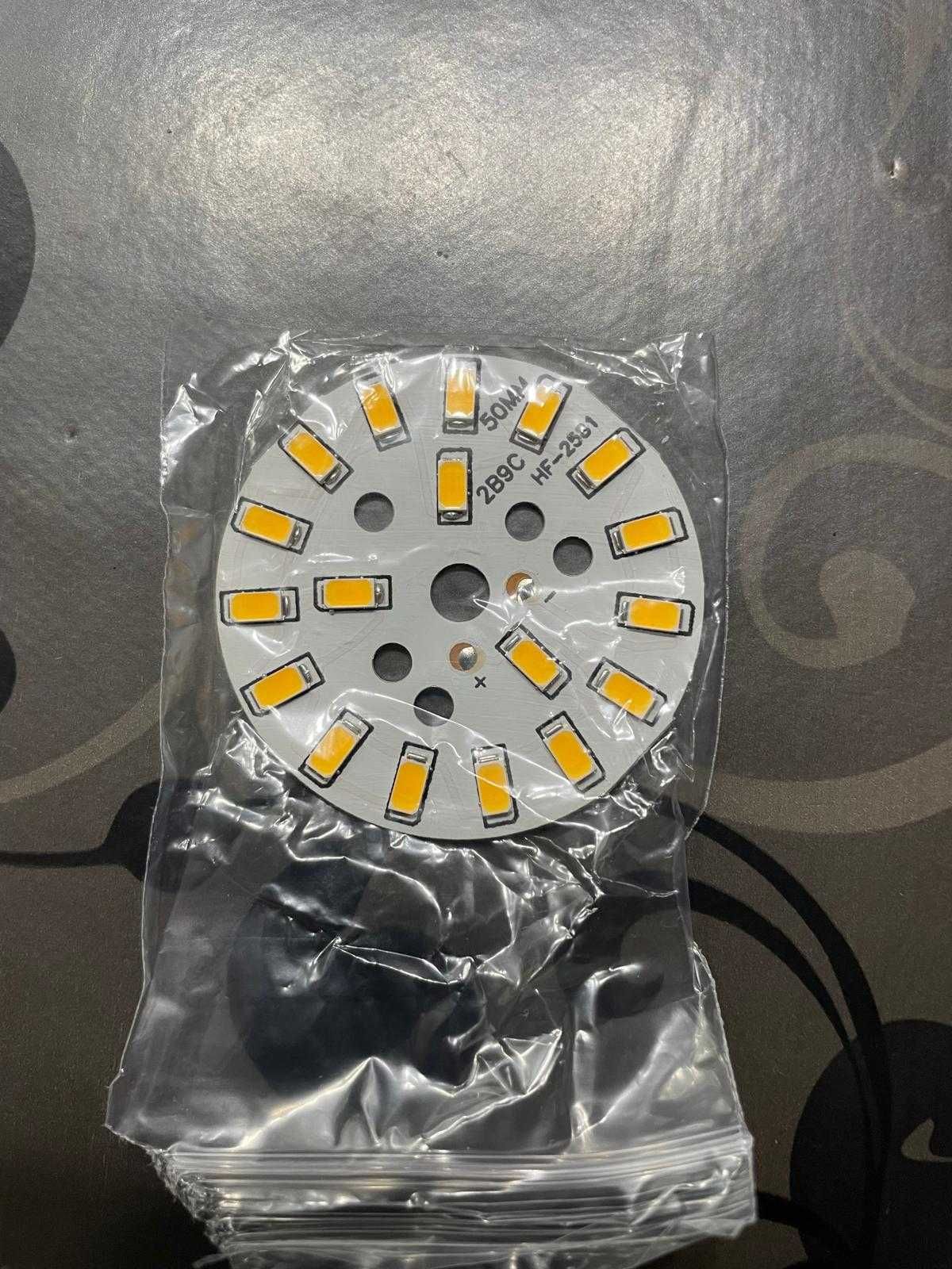 Módulo Led Warm White 3000K, 9W 50mm