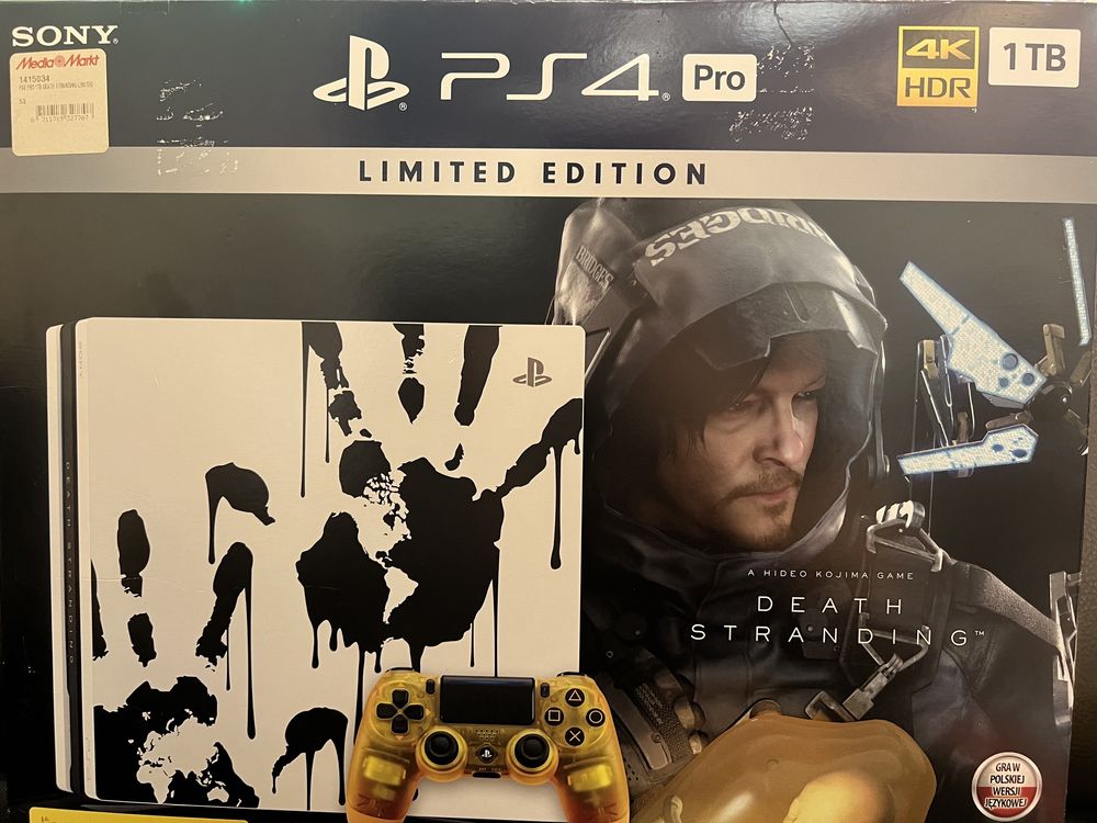 Ps4 Pro Death Stranding Edition Playstation Limitowana Pudełko