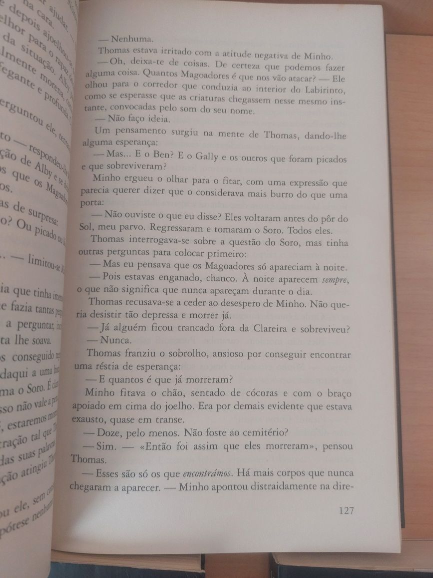 Trilogia Completa 1ª Edição  Maze Runner James Dashner (Optimo estado)