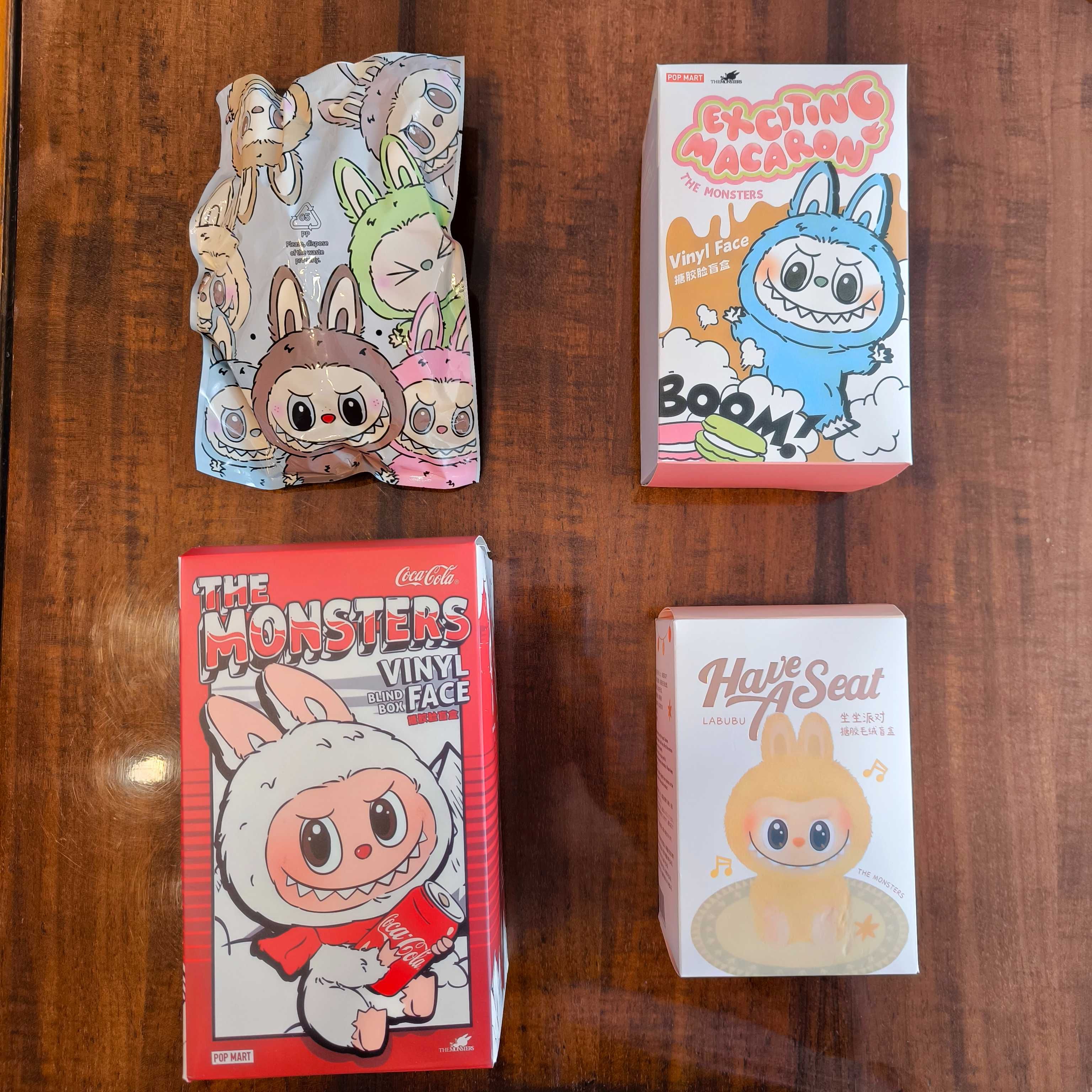 НОВАЯ Игрушка Лабубу Labubu в коробке Coca-Cola/1 Сезон/2 сезон/Фиолет