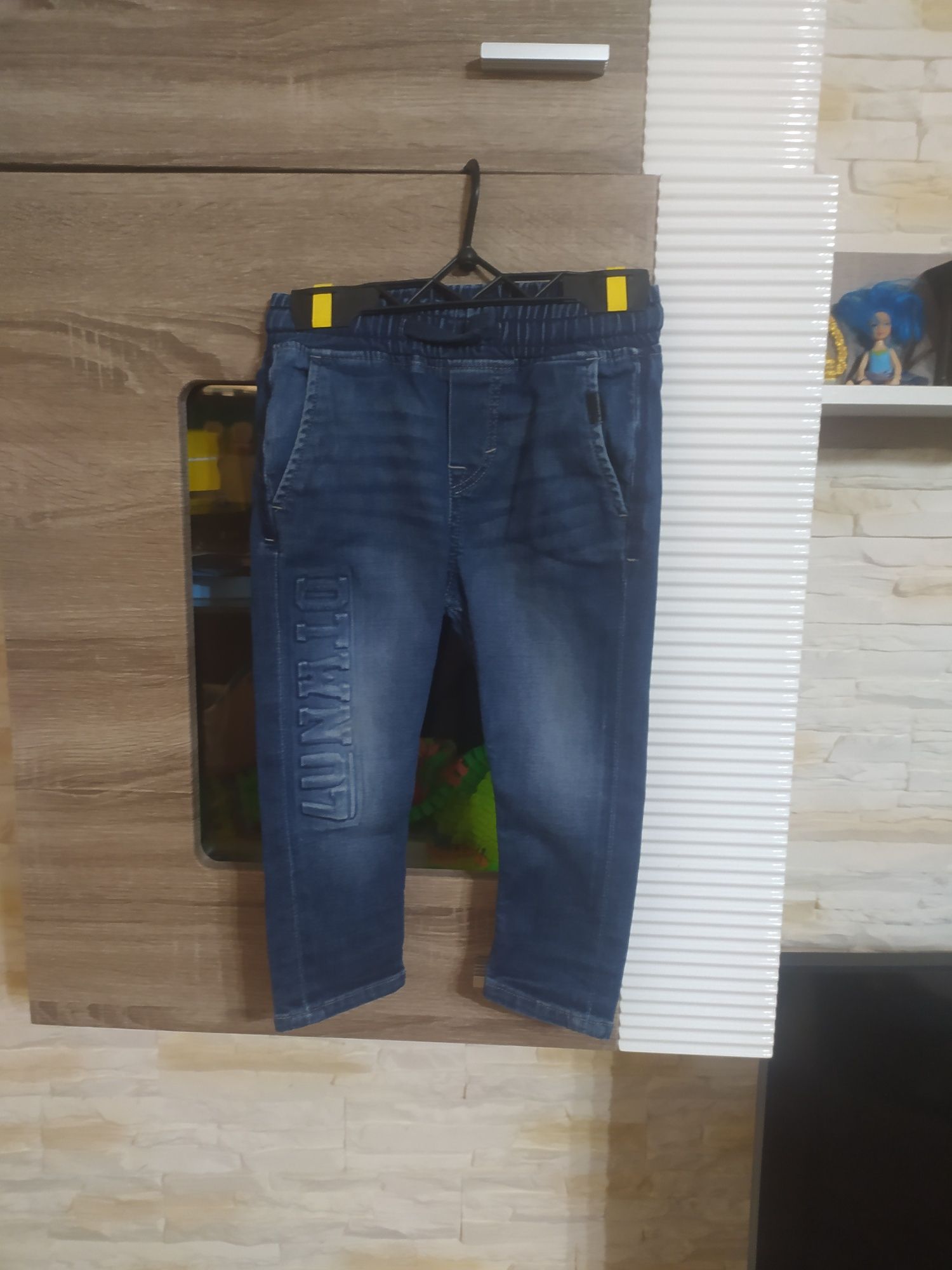 Jeansy dżinsy spodnie dżinsowe jeansowe bawełniane 98 H&M