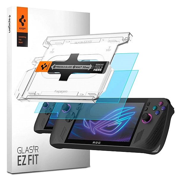Szkło hartowane Spigen Glas.TR EZ Fit 2-pack na Asus Rog Ally X - prze