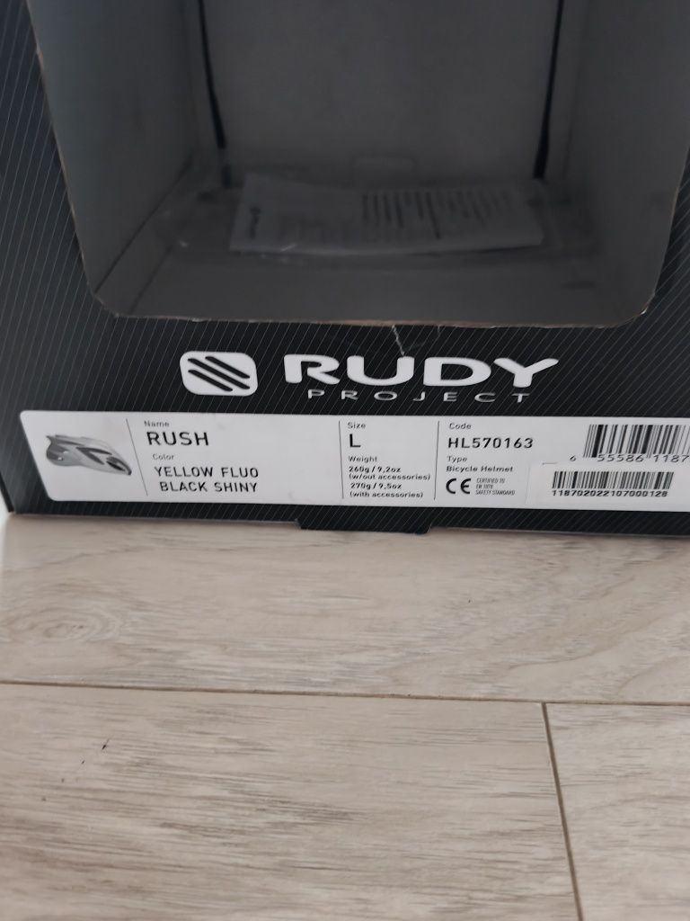 Kask rowerowy szosowy gravel MTB Rudy Project rozmiar L
