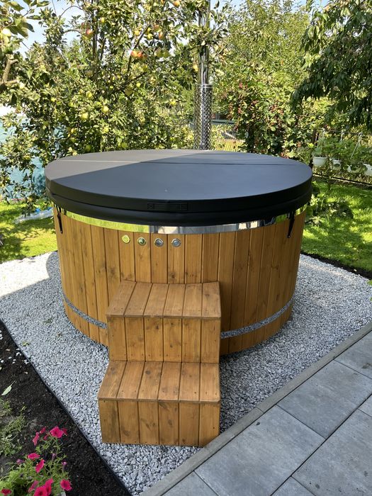 Balia ogrodowa, jacuzzi, bania, hydromasaż, POKRYWA TERMO GRATIS