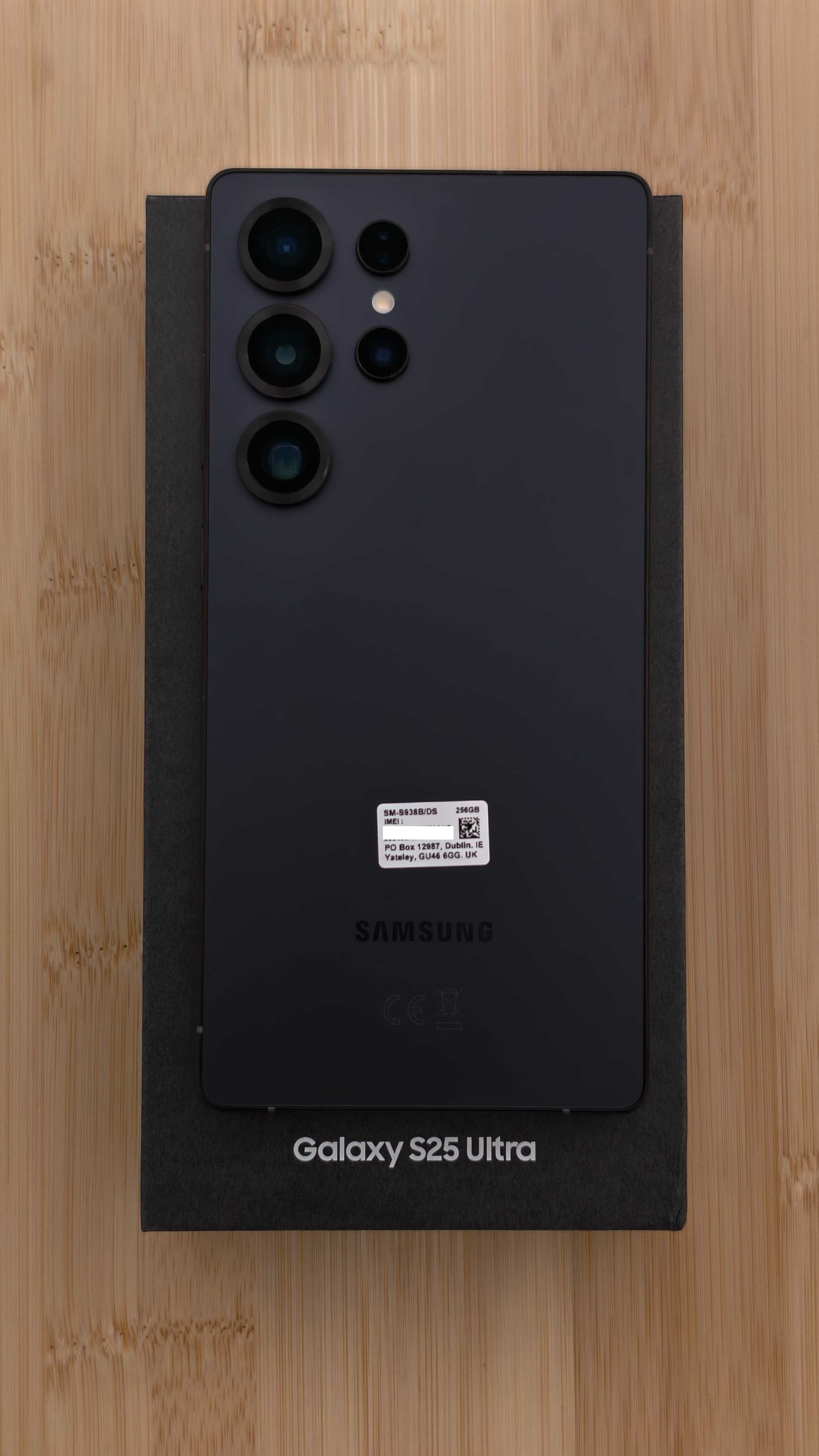 Samsung Galaxy S25 Ultra 256GB - Titanium Jetblack - Fatura e Garantia