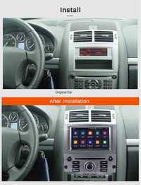 Auto-rádio Android 12 Peugeot 407 de 2004 a 2011