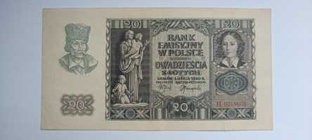 20 złotych 1940 r