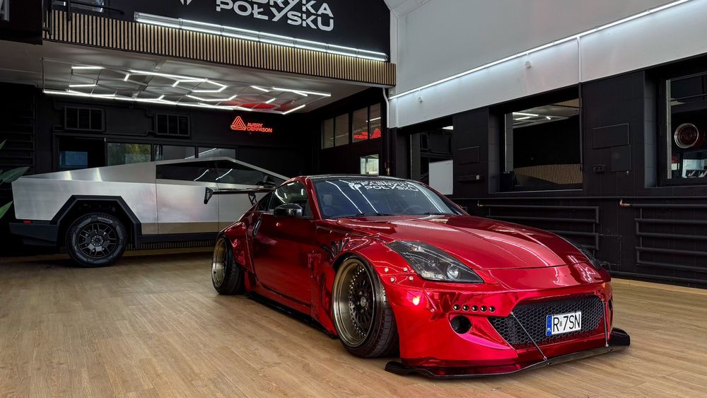 Nissan 350 Z 370z, Rocket Bunny, Air Ride, Stanced, show car, Tuning