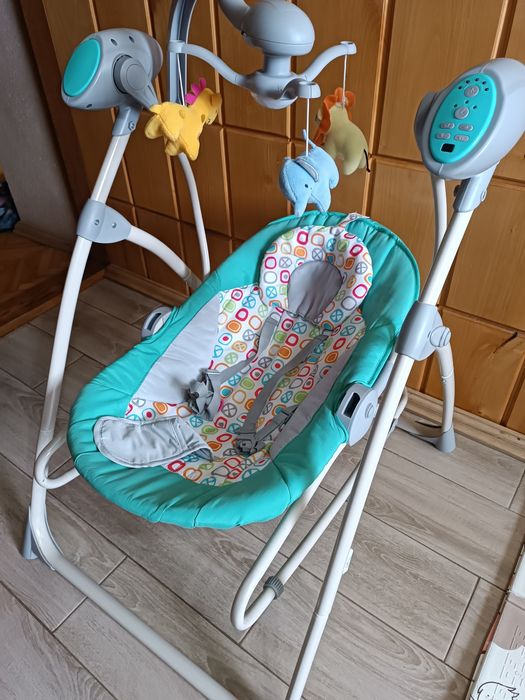 Шезлонг-гойдалка 3в1 CARRELLO Nanny