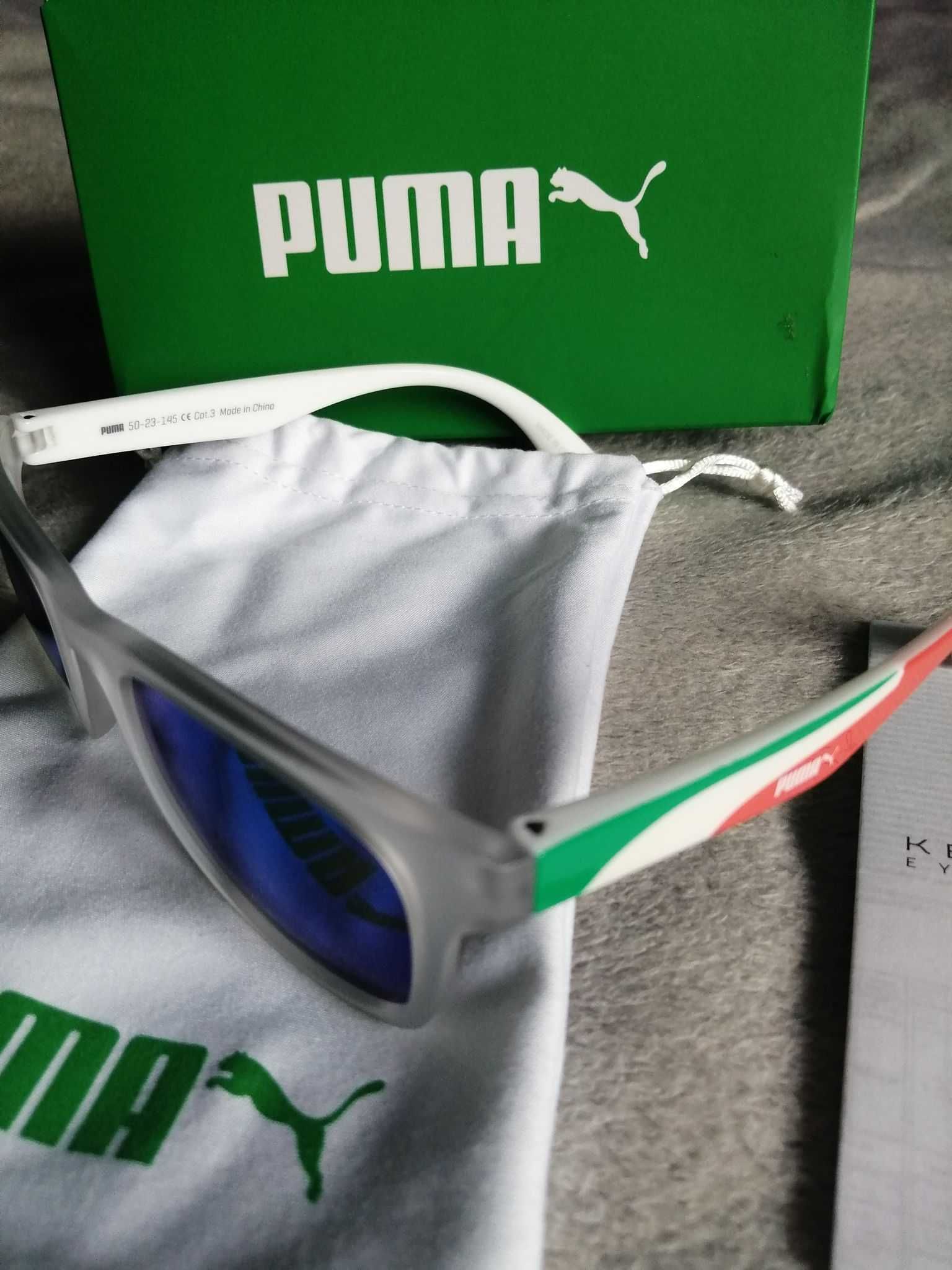 PUMA Nowe Okulary Przeciwsłoneczne z Etui Barwy WŁOCHY Oryginalne