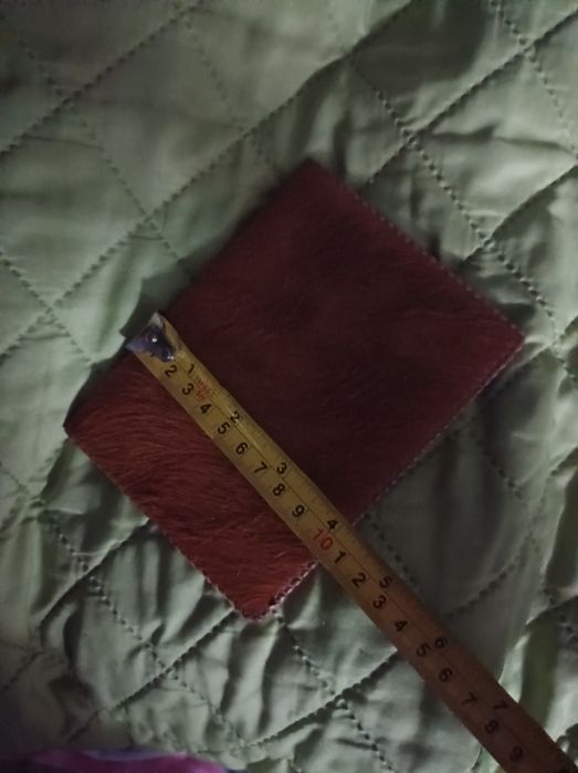 Portfel stary skóra naturalna włosie końskie