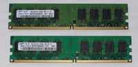 2 x 2 Гб DDR2-800 Samsung