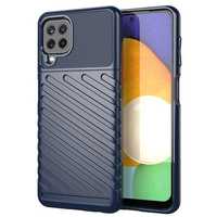 Etui Pancerne dla Samsung Galaxy A22 4G - Niebieskie Thunder Case