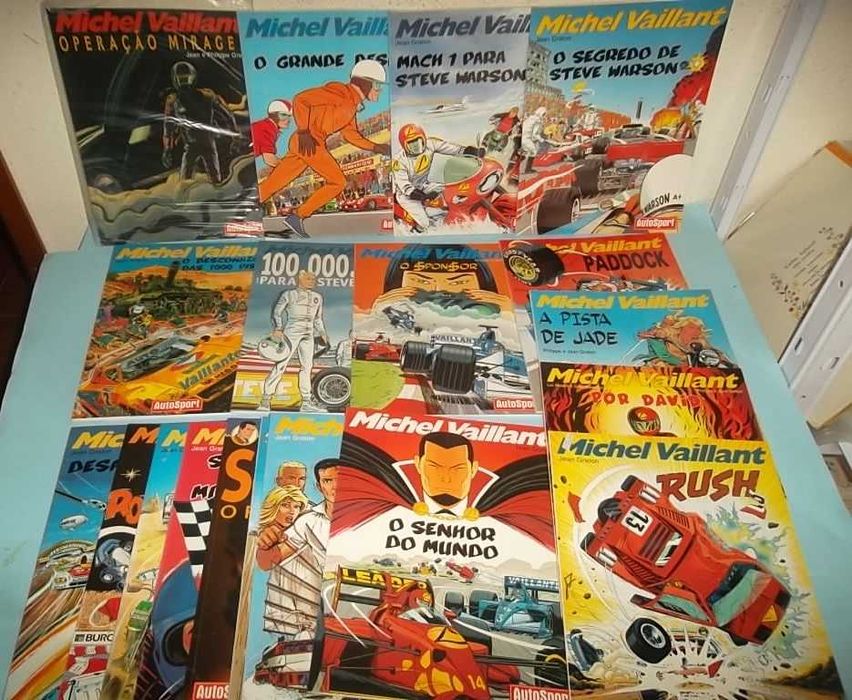 MICHEL VAILLANT - Edições Bertrand, Meribérica, Autosport, Asa...