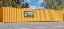 Contentores 40” - 12X5 mt