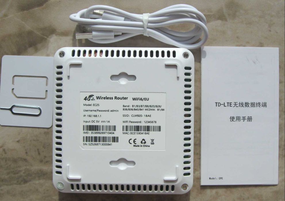 4G-LTE-WiFi модем-роутер  CLM920-mini