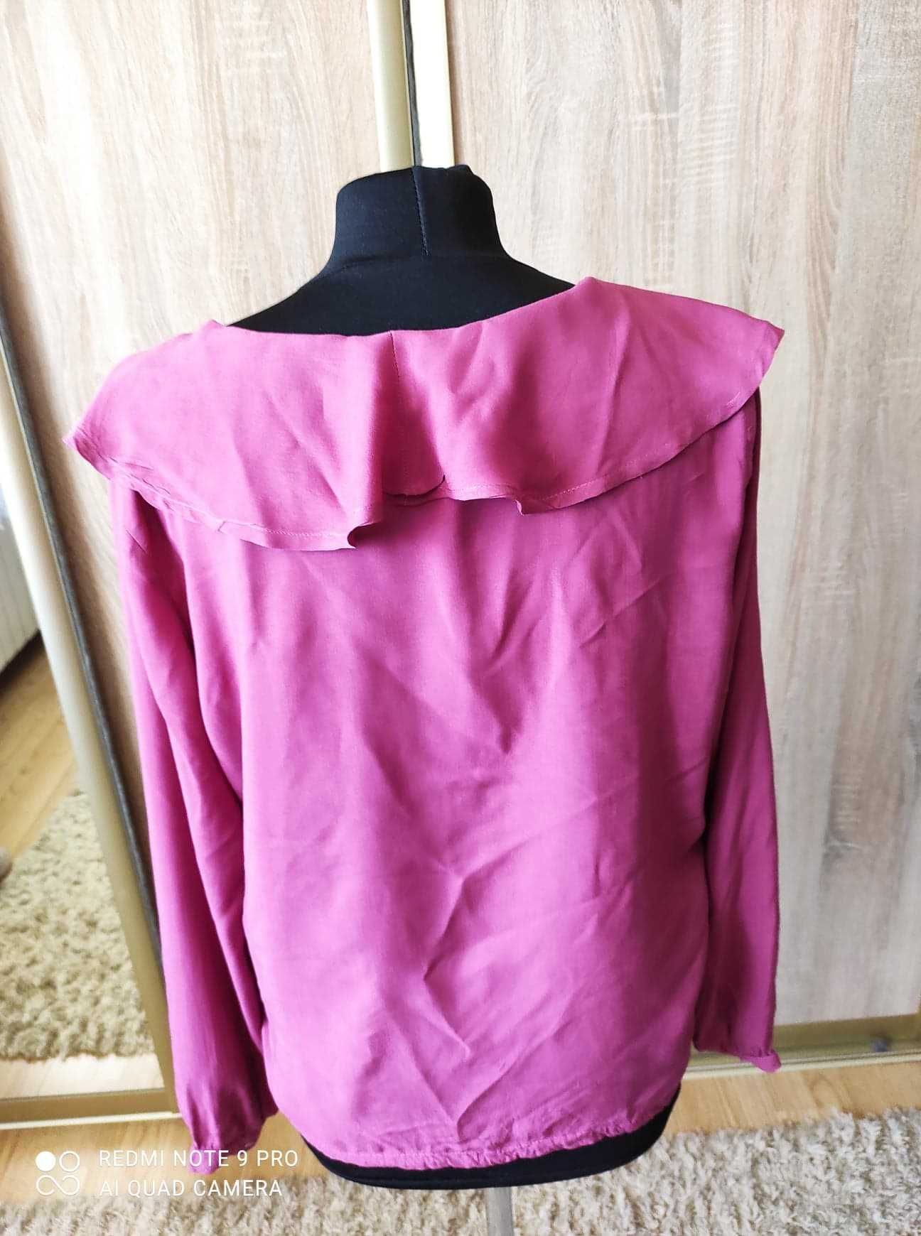 Różowa elegancka bluzka 38