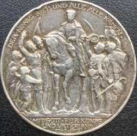 Монета Німецька імперія 3 марки, 1913р.