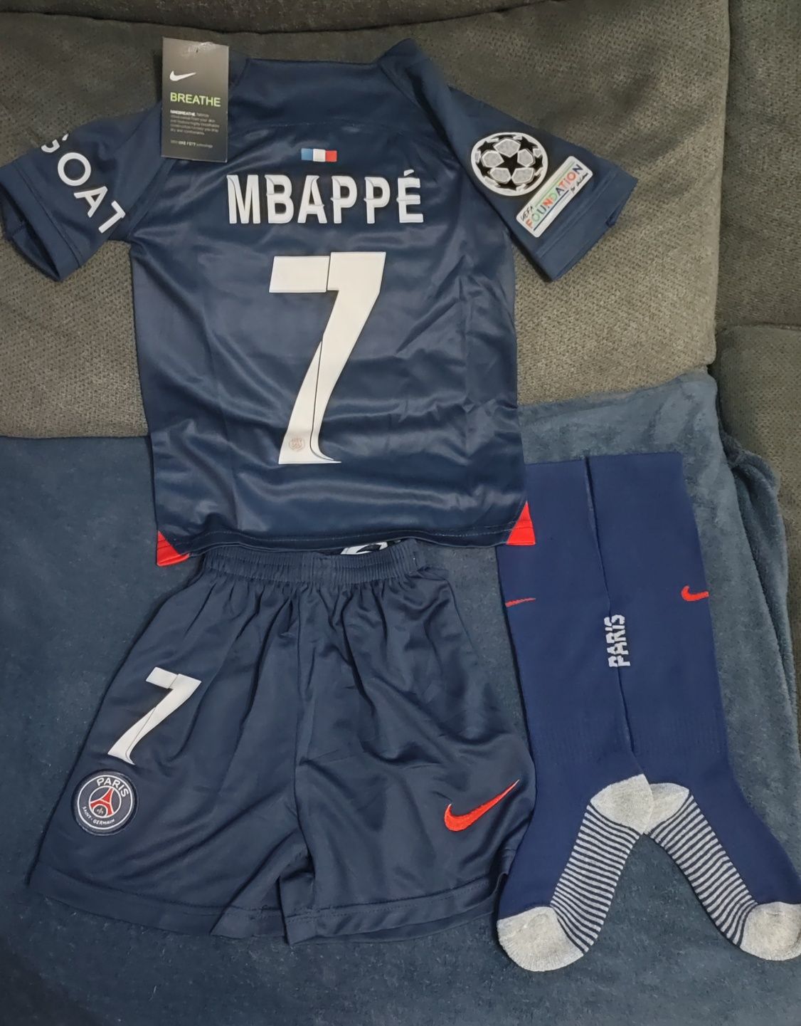 Kit Criança PSG Mbappé