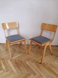 Komplet dwóch krzeseł Bumerang typ 229XB Gościcińska Fabryka Mebli PRL