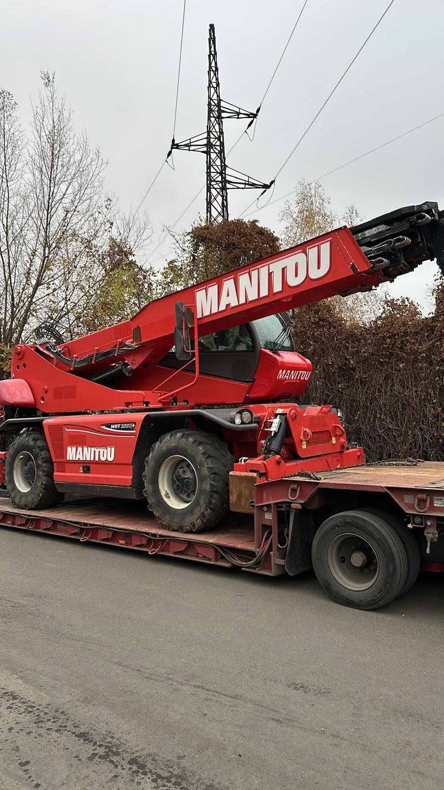 Wynajem wózków widłowych i ładowarek teleskopowych Manitou np MRT 2150