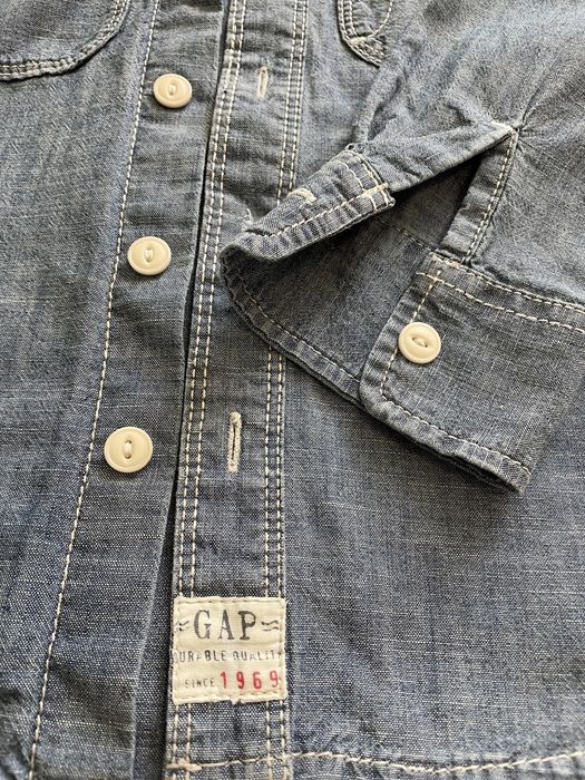 Сорочка джинсова на хлопчика Gap 4 роки Зріст 104-110 см
