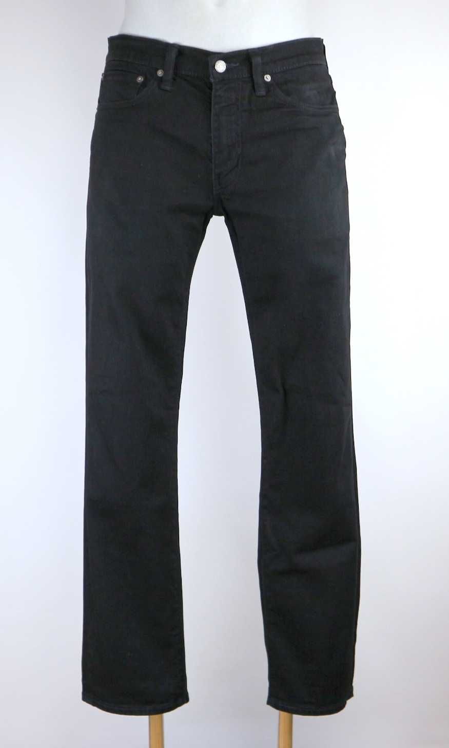 Levis 511 spodnie jeansy W34 L32 czarne pas 2 x 44/46 cm