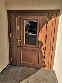 Drzwi wejściowe zewnętrzne drewniane od producenta dostawa gratis