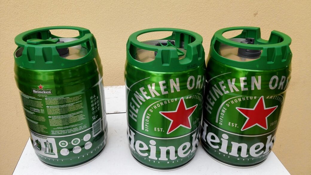 Barril cerveja Heineken