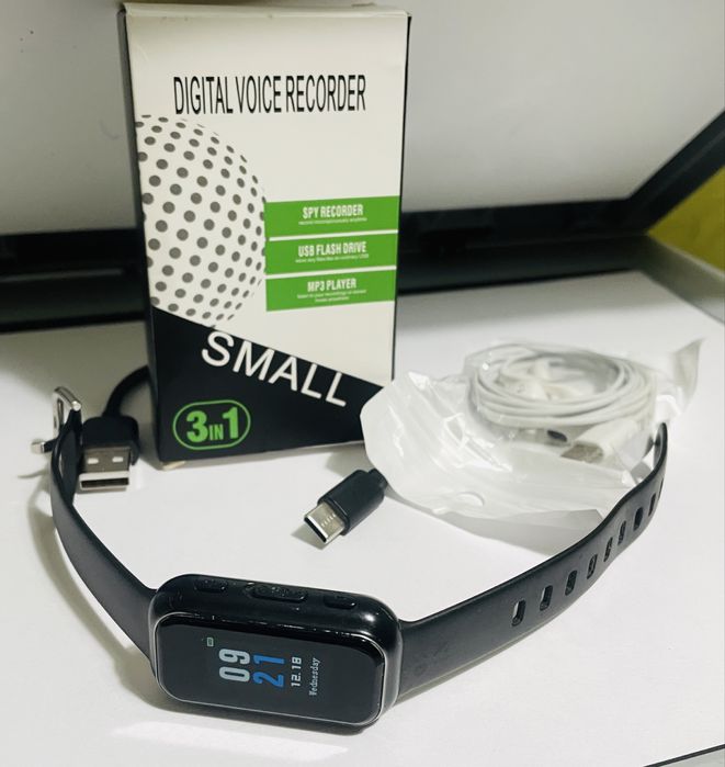 Годинник з  диктофоном Savetek GS-R48 (8 Гб памʼяті