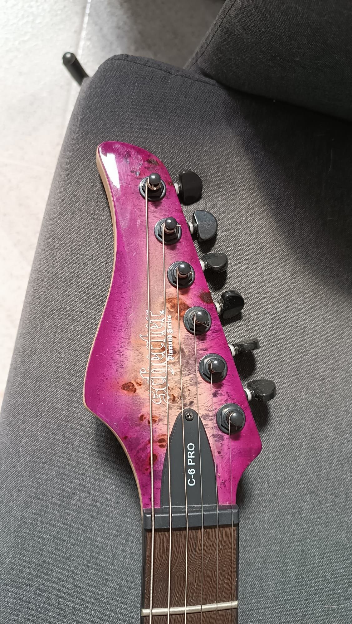 Schecter C6 Pro Aurora Burst