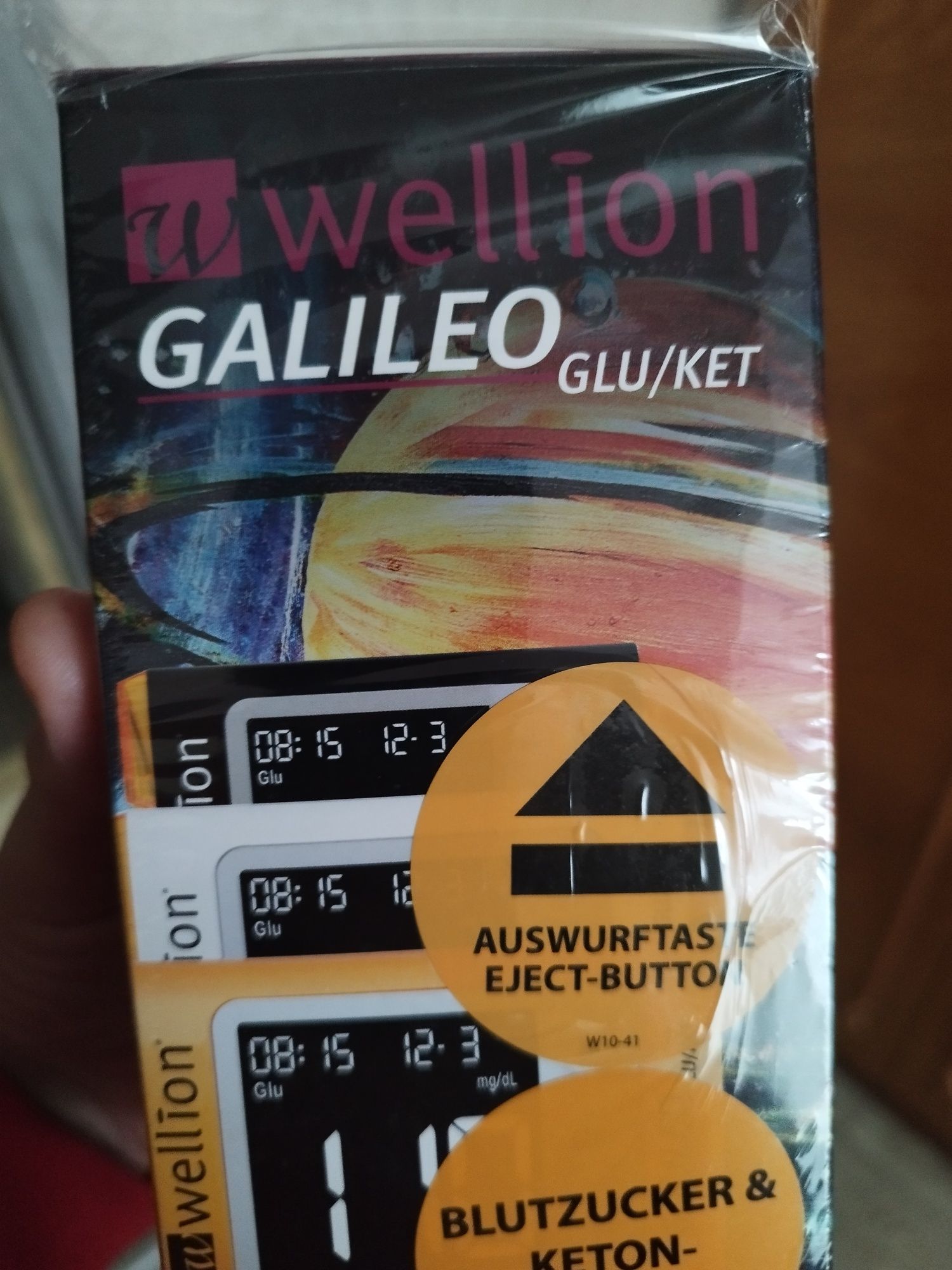 Глюкометр Wellion Galileo GLU/KET (глюкоза та кетони)