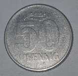 Moneta 50 Pfennig 1958 r. (Niemcy)