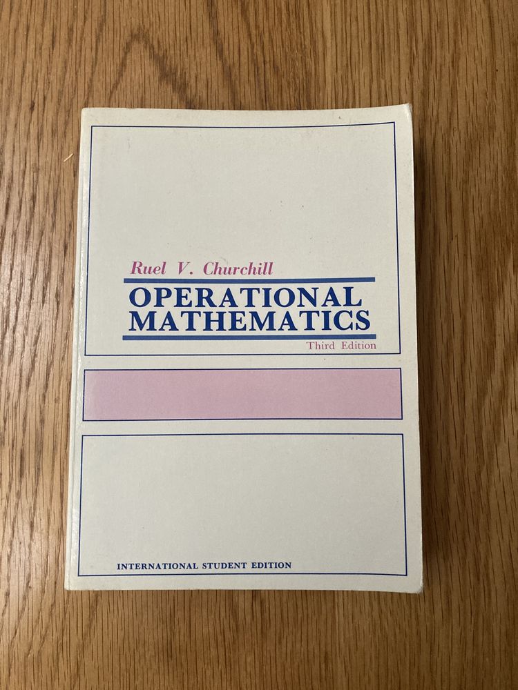 Livro “Operational Mathematics” de Rael V. Churchill